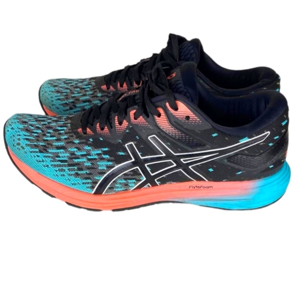 Asics Women's Dynaflyte 4 Sneakers 1012A465 Black Ice Mint Running Shoes